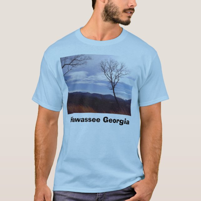 Wind und Berg, Hiawassee Georgia T-Shirt (Vorderseite)
