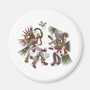 Wind und rauchender Spiegel-Kühlschrankmagnet Magnet