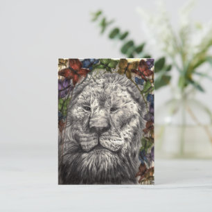 Wind unter meinem Flügel Lion Butterflies Tierart Postkarte