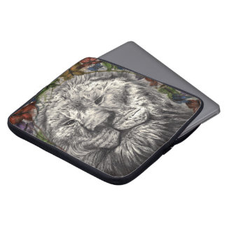 Wind unter meinem Flügel Lion Butterfly Animal Art Laptopschutzhülle