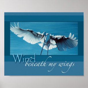 Wind unter meinen Flügeln 8 x 10 Poster