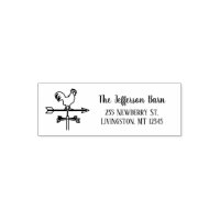 Wind Vane der Rücksendeadresse für Vintage Familie