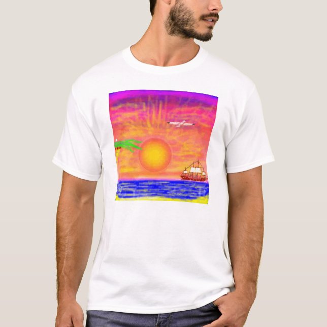 Wind, Welle, Sonnenlicht - T - Shirt (Vorderseite)