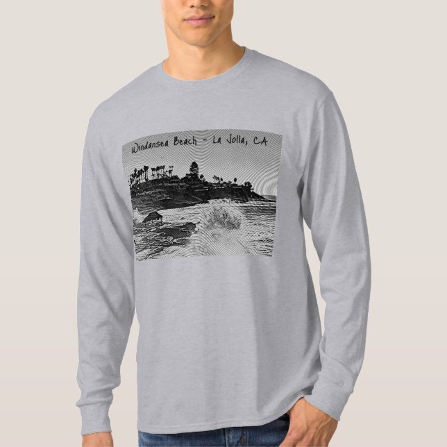 Windansea Langärmel T-Shirt (Vorderseite)
