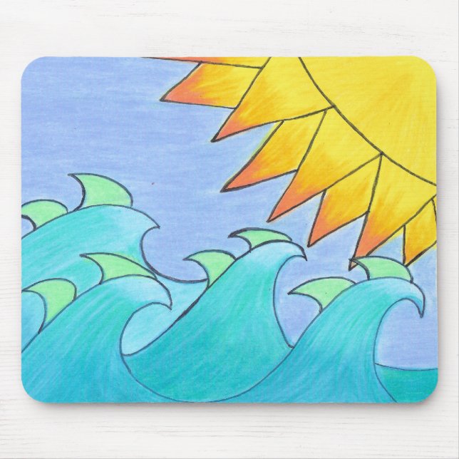 Windblown Waves - Mousepad (Vorne)