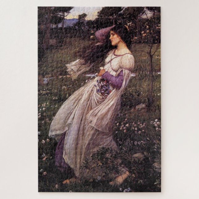 Windblumen-von John William Waterhouse, 1902 (Vertikal)
