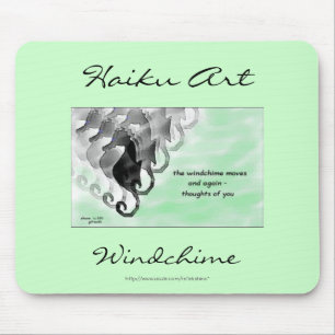 Windchime Haiku-Kunst Mousepad