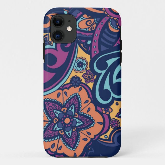 Winde BlumeniPhone Fall Case-Mate iPhone Hülle (Rückseite)