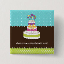 Windel-Kuchen-Werbungs-Button