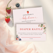 Windel-Raffel Berry Sweet Botanical Baby Shower
