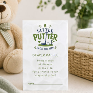 Windel-Raffel-Ticket Little Putter Begleitkarte