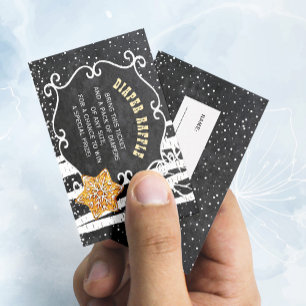 Windel-Raffel Winter-Baby-Party-Einlegekarte Begleitkarte