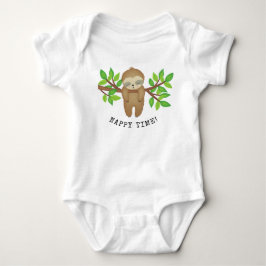 Windel-Zeitniedlicher schläfriger Sloth-Trendy Baby Strampler