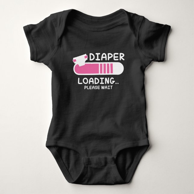 Windelbelastung Baby Strampler (Vorderseite)