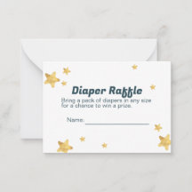 Windeldrehkarte für Babydusche