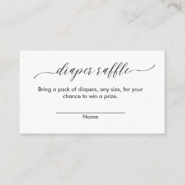 Windeldrehkarten Moderne, Minimalistische, einfach Begleitkarte