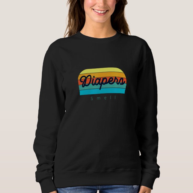Windeln duften Eltern Männer Frauen Kinder Sweatshirt (Vorderseite)