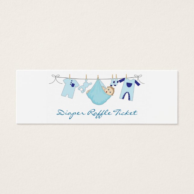 Windeln für Baby Boy Clothes Linie - Skinny Card (Vorderseite)