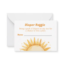 Windeln für das Thema "Baby Shower Sunshine"
