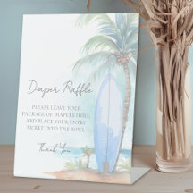 Windeln Raffle Baby On Board Beach Baby Dusche