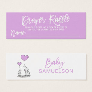 WINDELRAFFLE Elefant LAVENDEL Babyparty