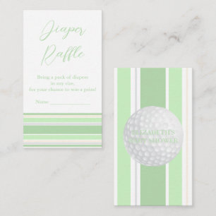 Windelverlosung Elegante Babyparty Begleitkarte
