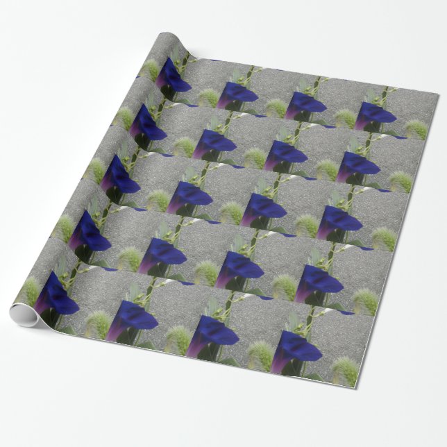 Winden-Blumen-Verpackungs-Papier Geschenkpapier (Ungerollt)