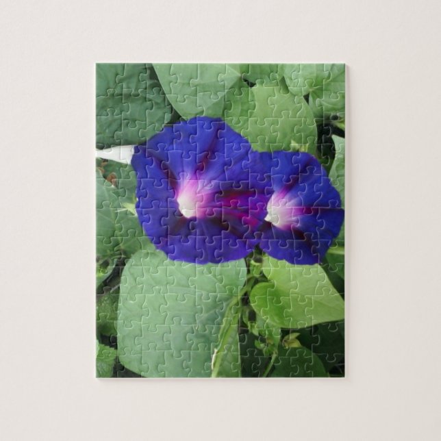 Winden-Blumen-zackiges Foto-Puzzlespiel (Vertikal)