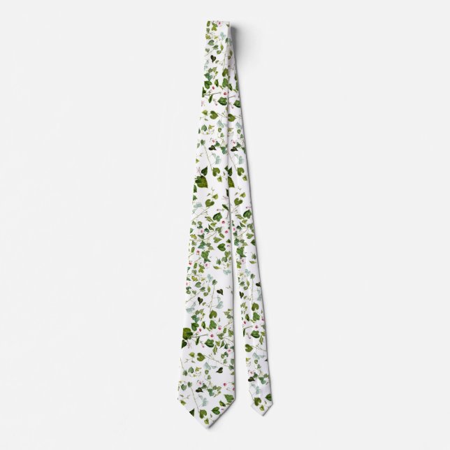 Winden-BlumenBlätter-Rebe-botanische Krawatte (Vorderseite)