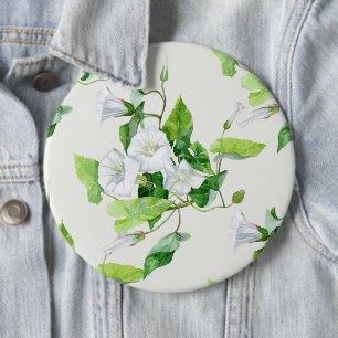 Windenknöterich weiße Blume Button