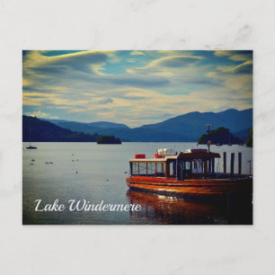 Windermere, das Lake District Postkarte