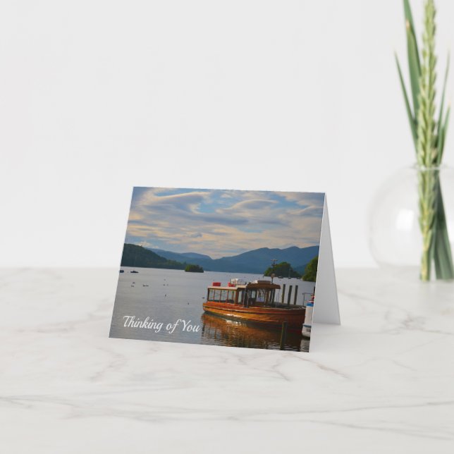 Windermere, der Lake District denken Sie Karte (Vorderseite)