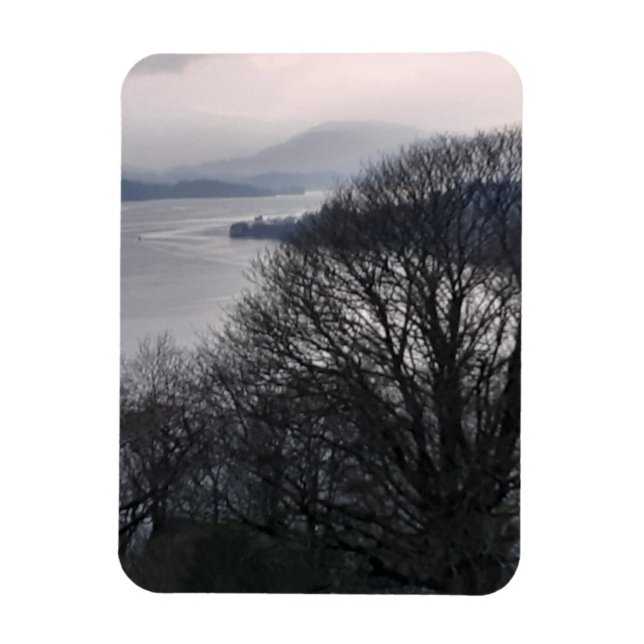 Windermere im Winter - Lake District Magnet (Vertikal)