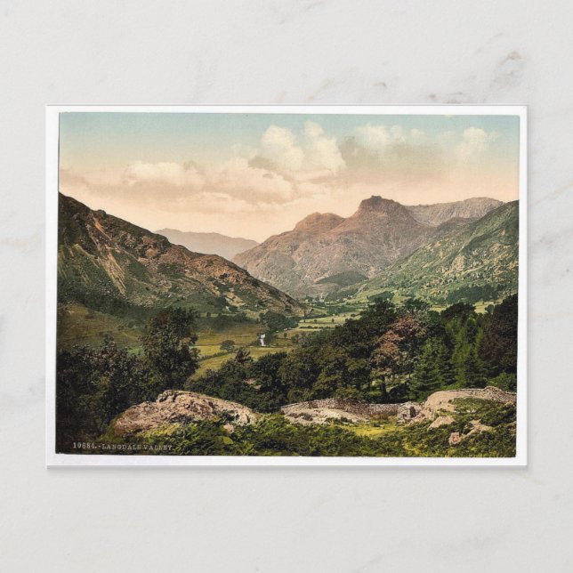 Windermere, Langdale Valley, Lake District, Englan Postkarte (Vorderseite)