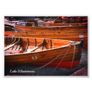 Windermere The Lake District Boote Fotodruck