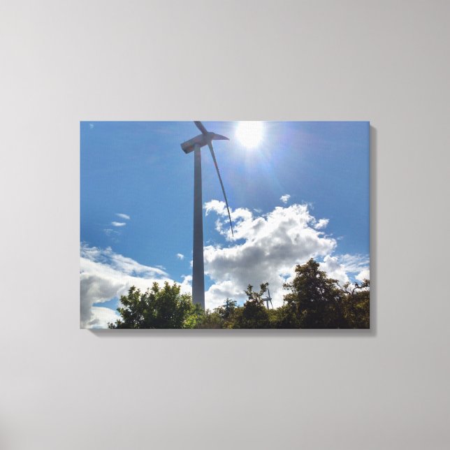 Windfarm Leinwanddruck (Vorderseite)