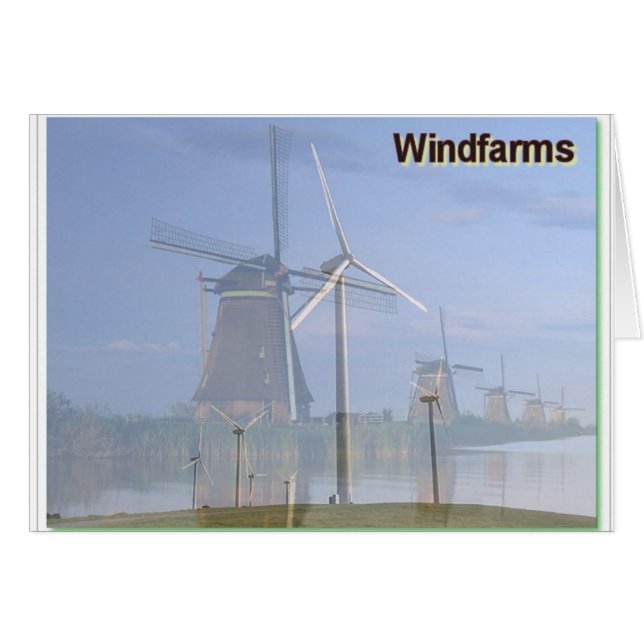 Windfarms Vergangenheit und Gegenwart (Vorderseite (Horizontal))