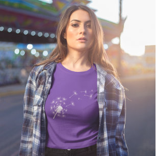 Windflower-Tee Löwenzahn-Design für Frauen T-Shirt