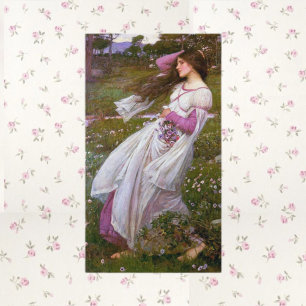 Windflowers von John William Waterhouse Visitenkarte