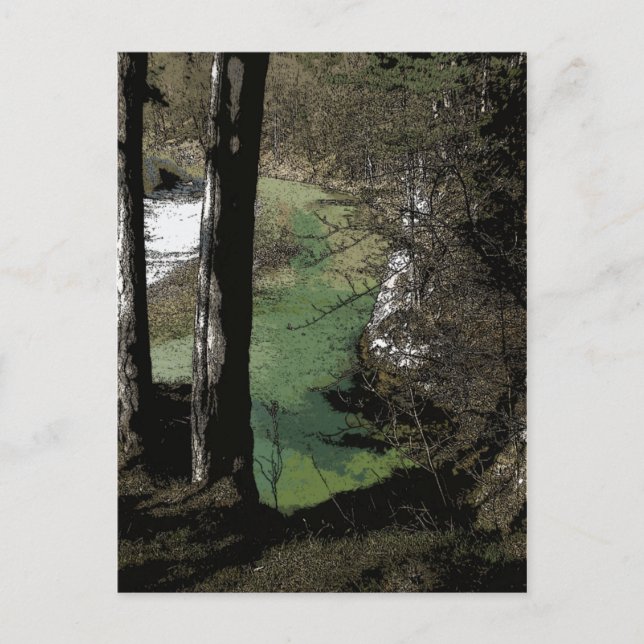 Windfluss Postkarte (Vorderseite)