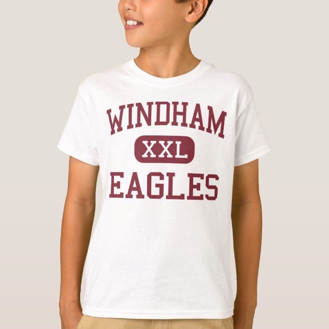 Windham - Eagles - High School - Windham Maine T-Shirt (Vorderseite)