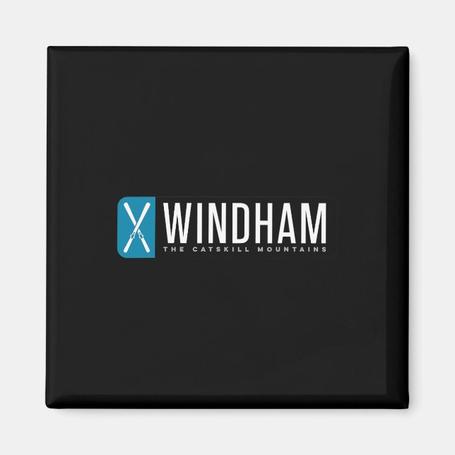 Windham Mountain Skifahren Magnet (Vorne)