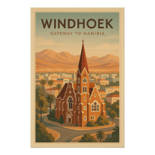 WINDHOEK – Tor zu Namibia Poster