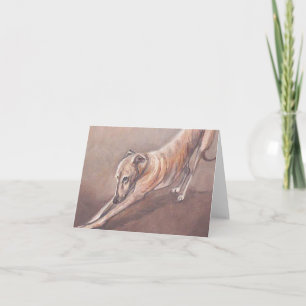 Windhund-Ausdehnungs-Hundekunst-Anmerkungs-Karte Karte