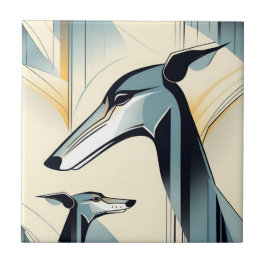Windhund Fliese