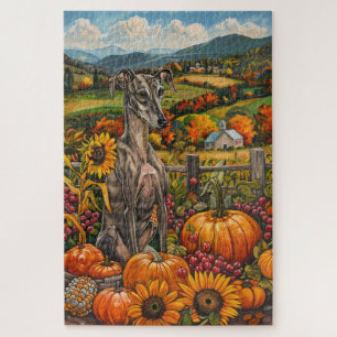 Windhund-Herbsternte Thanksgiving