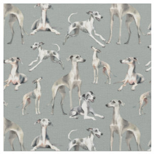 Windhund Hunde Wippets und Lurcher Hunde Stoff