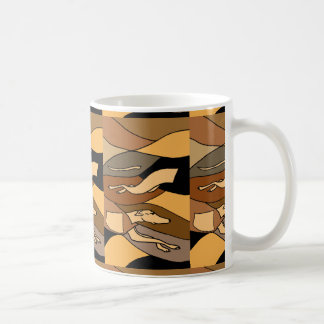 Windhund-Hundeabstrakter Kunst-Entwurf Kaffeetasse