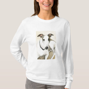 Windhund-Hundekunst-Shirt T-Shirt
