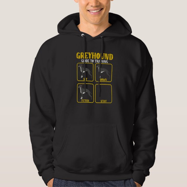 Windhund-Hundetrainingleitung Hoodie (Vorderseite)